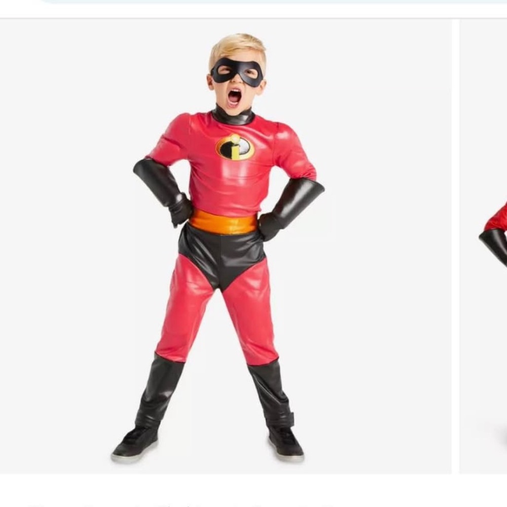 Disney Dash Superhero Costume - Red & Black